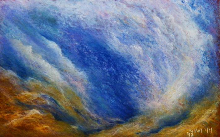 Vivi's Spiritual Soft Pastel Painting 28